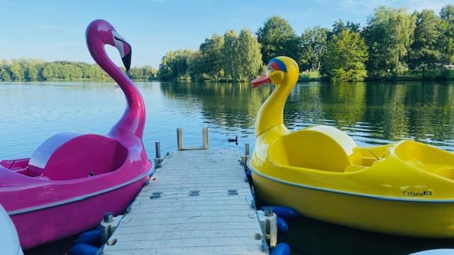 Ferienhaus Vienna Am Kronensee Ostercappeln Exteriör bild